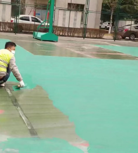 张掖球场地面翻新